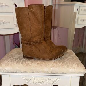 Michael Kors Tan Kids Boots